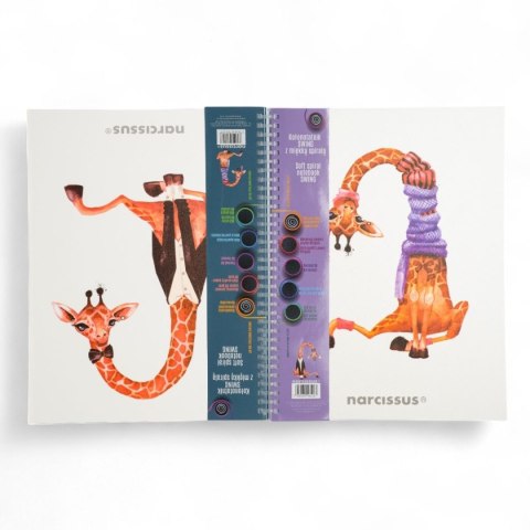 Notes (notatnik) zyrafa A4 80k. krata Narcissus