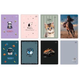 Zeszyt A5 16k. 70g linia kolor Interdruk