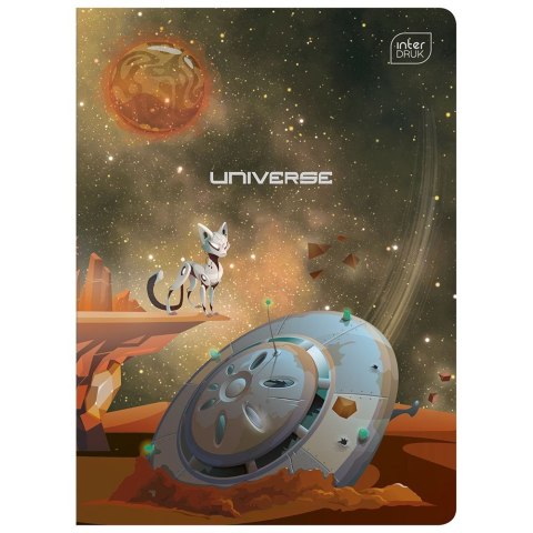 Zeszyt METALIC FANTASY A5 60k. 70g krata Interdruk