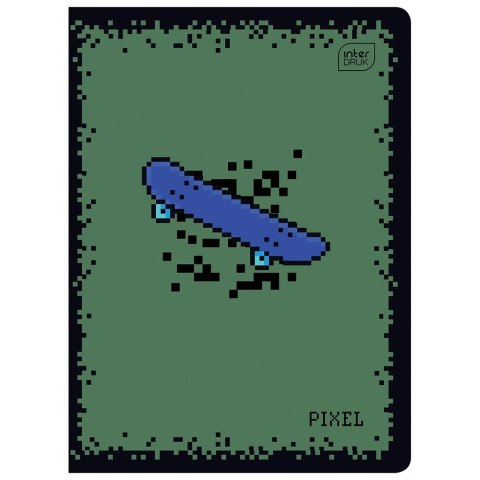 Zeszyt PIXEL A5 16k. 70g krata Interdruk (ZE16KFK)