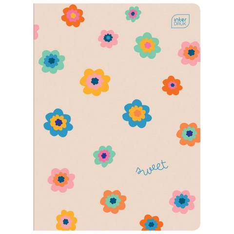 Zeszyt SWEET A5 32k. 70g krata Interdruk