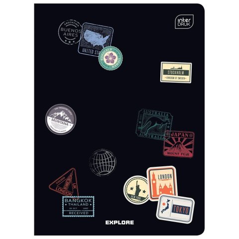 Zeszyt mix A5 60k. 70g krata Interdruk