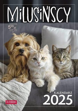 Kalendarz ścienny A4 MILUSIŃSCY A4 Press (5904830713473)