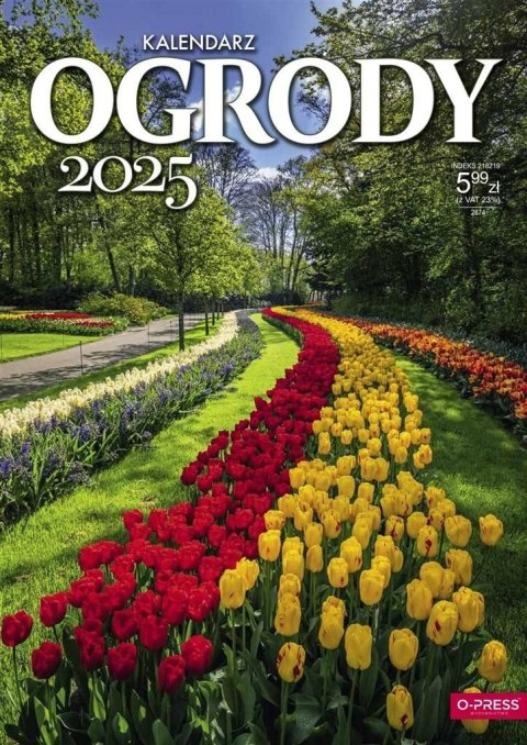 Kalendarz ścienny A4 OGRODY A4 Press (5904830713411)