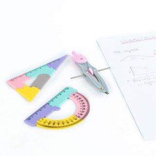 Komplet geometryczny 4 el. Kidea (ZGPB20CM4K)