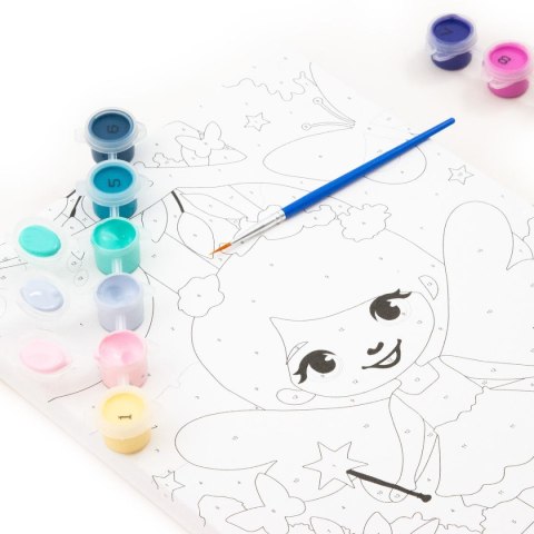 Zestaw kreatywny dla dzieci malowanie po numerach Kidea (OMNMAKA)