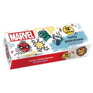 Farby plakatowe AVENGERS kolor: mix 20ml 12 kolor. Beniamin (114131)
