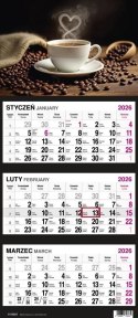 Kalendarz ścienny KAWA 310mm x 790mm Press