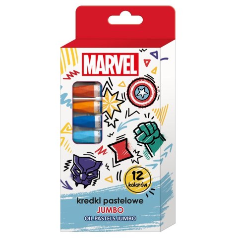 Pastele olejne AVENGERS 12 kol. Rexus (114135)