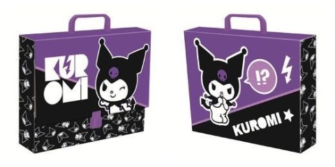 Teczka kartonowa na klips Kuromi A4 różne Unipap