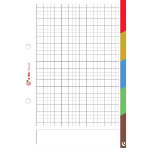 Wkład do segregatora A5 Interdruk (WKDOSEA550REG)