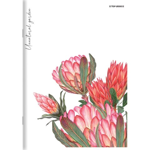 Zeszyt FLOWERS A5 60k. 70g linia Top 2000 (400169420)