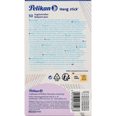 Długopis Hang Stick K86 wkład niebieski 1,0mm Pelikan (400197414)