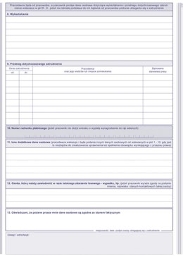 Druk offsetowy Kwestionariusz osobowy dla osoby ubiegającej się o zatrudnienie A4 40k. Michalczyk i Prokop (504-B1)