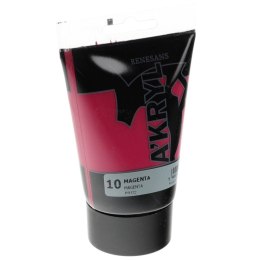 Farba akrylowa Magenta kolor: magenta 100ml Renesans (10)
