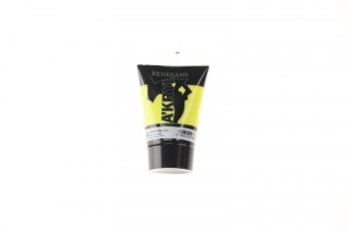 Farba akrylowa Żółta cytrynowa kolor: cytrynowy 100ml Renesans (04)