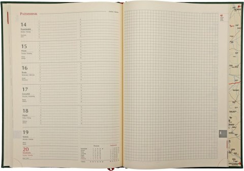 Kalendarz książkowy (terminarz) UNIWERSALNY terminarz A4 Michalczyk i Prokop (T-218V-G)