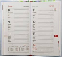 Kalendarz książkowy (terminarz) kieszonkowy 90mm x 161mm Michalczyk i Prokop (T-231F)