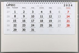 Kalendarz ścienny ścienne 210mm x 320mm Darrieus