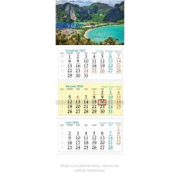 Kalendarz ścienny trójdzielny x 320mm Lucrum (KT07)