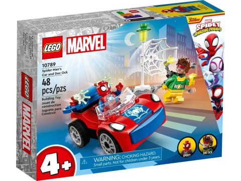 Klocki konstrukcyjne Marvel Samochód Spider-Mana i Doc Ock Lego (10789)