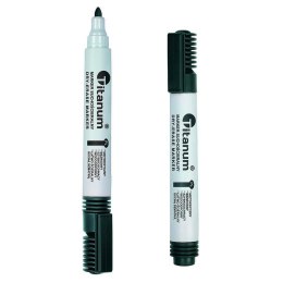 Marker suchościeralny wkład czarny 3,0mm okrągła końcówka Titanum (BY1026-02)