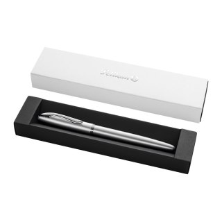 Pióro kulkowe Jazz Noble Elegance Silver wkład niebieski Pelikan (400197464)