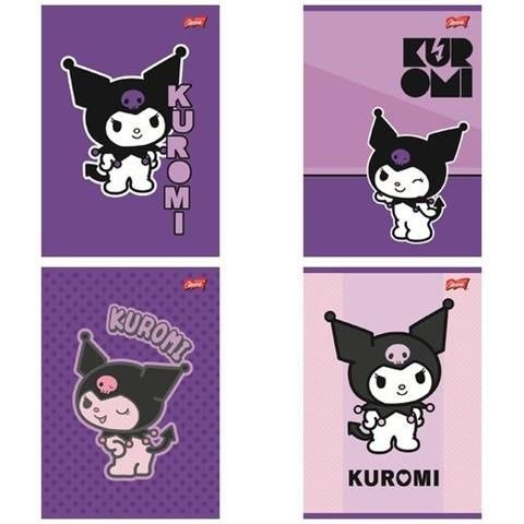 Zeszyt Kuromi aminowany A5 32k. 70g linia podwójna Unipap