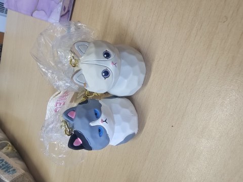 Brelok kot, mix kolorów pakowany po 1 szt.