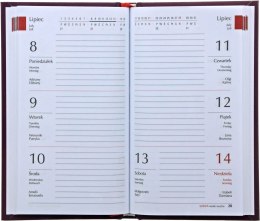 Kalendarz książkowy (terminarz) Koliber 75mm x 130mm Michalczyk i Prokop (320F-01)