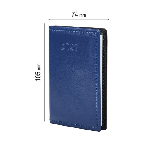 Kalendarz książkowy (terminarz) kieszonkowy A7 Press (tygodniowy)