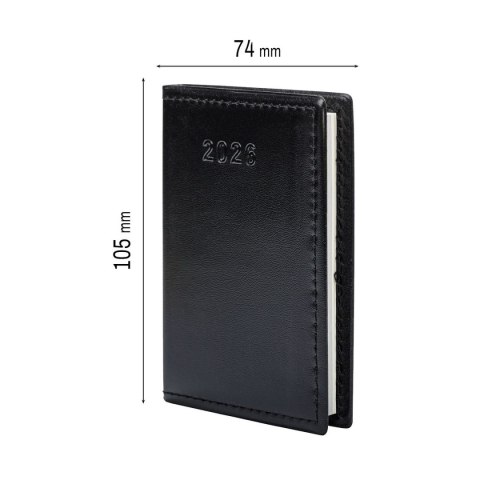 Kalendarz książkowy (terminarz) kieszonkowy A7 Press (tygodniowy)