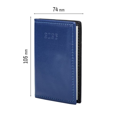 Kalendarz książkowy (terminarz) kieszonkowy A7 Press (tygodniowy)