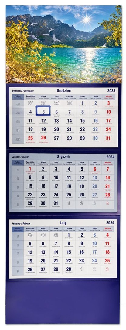 Kalendarz ścienny 315mm x 855mm Michalczyk i Prokop (T-105T-02)