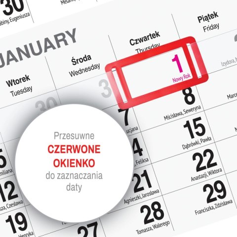 Kalendarz ścienny OGRÓD A3 Press