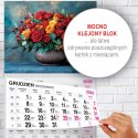 Kalendarz ścienny PREMIUM trójdzielny A4 Press (BUKIETY)