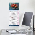 Kalendarz ścienny PREMIUM trójdzielny A4 Press (BUKIETY)