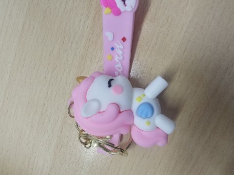 Brelok jednorożec pakowany po 5 szt.