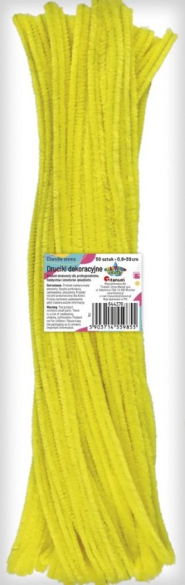 Drucik Craft-Fun Series kreatywny kolor: żółty 300mm 50 szt Titanum (T15)