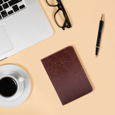 Kalendarz książkowy (terminarz) Premium Lux B7 Press (tygodniowy)