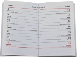 Kalendarz książkowy (terminarz) terminarz kieszonkowy A7 Beskidy (M8)
