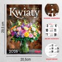 Kalendarz ścienny A4 KWIATY A4 x 300mm Press (5904830713466)
