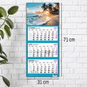 Kalendarz ścienny PALMY 310mm x 790mm Press