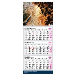 Kalendarz ścienny PREMIUM trójdzielny A4 Press (ŁÓDŹ)