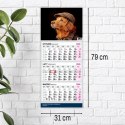 Kalendarz ścienny PREMIUM trójdzielny A4 Press (PIES)