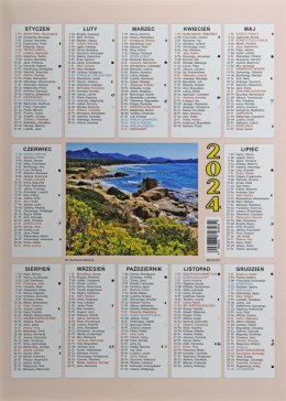 Kalendarz ścienny plakietka A4 250mm x 350mm Beskidy