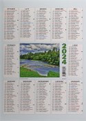Kalendarz ścienny plakietka A4 250mm x 350mm Beskidy