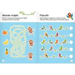 Książka dla dzieci Łamigłówki przedszkolaka z tygryskiem od 5 lat Aksjomat