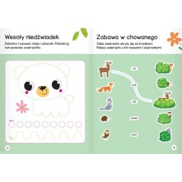 Książka dla dzieci Łamigłówki przedszkolaka z wiewiórką od 5 lat Aksjomat