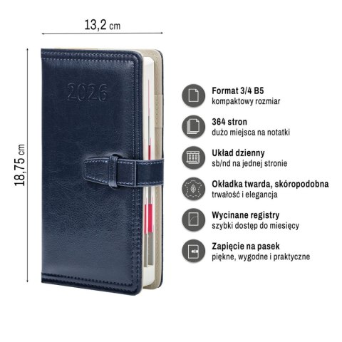 Organizer ORGANIZER 3/4 B5 (mix) Press (dzienny)